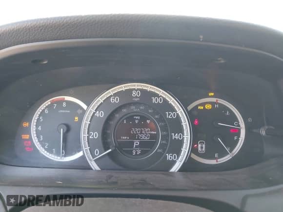 2013 Honda Accord EX-L z VIN 1HGCR2F81DA029598, wystawiony jako IAAI lot #42718353 z przebiegiem 220 720 mil mil oraz . Historia ofert i sprzedaży dostępna na DreamBid. Obrazek 7.