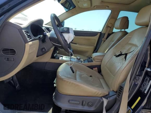 2009 Hyundai Genesis with VIN KMHGC46E49U038820, listed as a Copart auction lot 81036905 with Not provided miles and Salvage title. Bid and sale history available at DreamBid. Image 7.