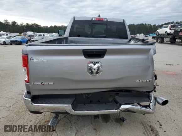 2023 Ram 1500 Big Horn with VIN 1C6SRFBT7PN678841, listed as a Copart auction lot 60423115 with 2,755 mi miles and Salvage title. Bid and sale history available at DreamBid. Image 6.