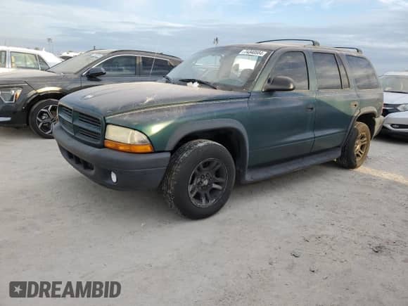 2003 Dodge Durango Sport with VIN 1D4HR38N23F549004, listed as a Copart auction lot 74340584 with Not provided miles and Salvage title. Bid and sale history available at DreamBid. Image 1.