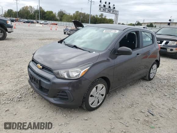 2016 Chevrolet Spark LS with VIN KL8CB6SA6GC632387, listed as a Copart auction lot 86668115 with 142,155 mi miles and Salvage title. Bid and sale history available at DreamBid. Image 1.