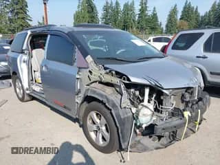 2012 Toyota Sienna with VIN 5TDKA3DC5CS012304, listed as a IAAI auction lot 43139457 with 179,657 mi miles and . Bid and sale history available at DreamBid. Image 1.