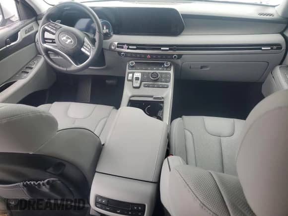 2025 Hyundai Palisade SEL Premium with VIN KM8R4DGE1SU816713, listed as a Copart auction lot 64663645 with 9,116 mi miles and Salvage title. Bid and sale history available at DreamBid. Image 8.