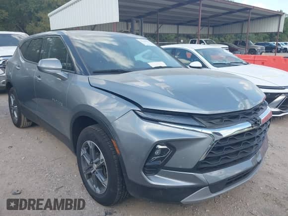 2024 Chevrolet Blazer LT with VIN 3GNKBCR42RS194747, listed as a IAAI auction lot 43368306 with 47,965 mi miles and . Bid and sale history available at DreamBid. Image 1.