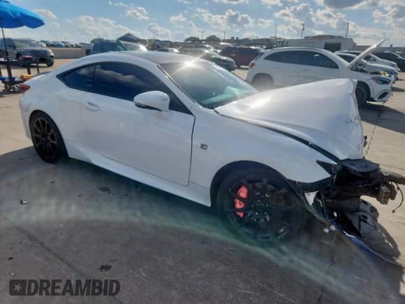 2015 Lexus RC 350 F Sport with VIN JTHHE5BC8F5000380, listed as a Copart auction lot 83799535 with 199,921 mi miles and Salvage title. Bid and sale history available at DreamBid. Image 4.