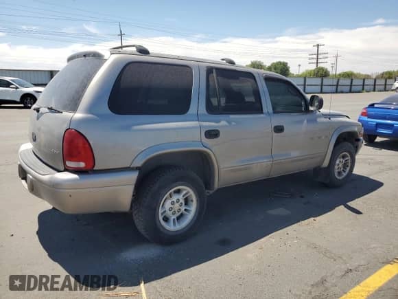1999 Dodge Durango with VIN 1B4HS28Z1XF582089, listed as a Copart auction lot 63106345 with 172,253 mi miles and Salvage title. Bid and sale history available at DreamBid. Image 3.