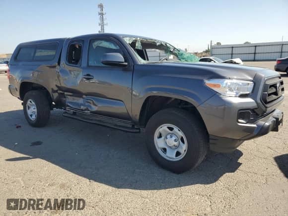 2023 Toyota Tacoma SR z VIN 3TYRZ5CN6PT024543, wystawiony jako Copart lot #81813015 z przebiegiem 18 867 mil mil oraz Szkoda całkowita • Salvage title. Historia ofert i sprzedaży dostępna na DreamBid. Obrazek 4.