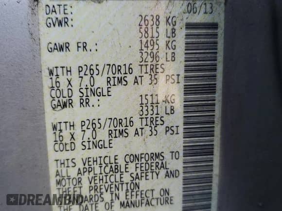 2013 Nissan Frontier Pro-4X z VIN 1N6AD0EV9DN738561, wystawiony jako Copart lot #83449914 z przebiegiem 207 407 mil mil oraz Szkoda całkowita • Salvage title. Historia ofert i sprzedaży dostępna na DreamBid. Obrazek 12.