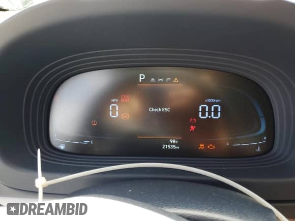 2023 Hyundai Venue Limited with VIN KMHRC8A37PU231630, listed as a Copart auction lot 70734895 with 21,535 mi miles and Salvage title. Bid and sale history available at DreamBid. Image 9.