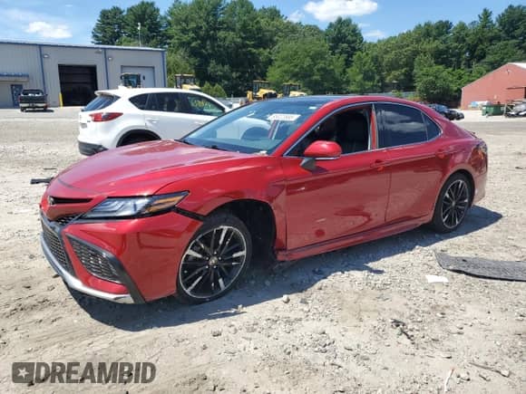 2022 Toyota Camry XSE with VIN 4T1K61BK4NU068017, listed as a Copart auction lot 65022685 with 25,691 mi miles and Non repairable. Bid and sale history available at DreamBid. Image 1.