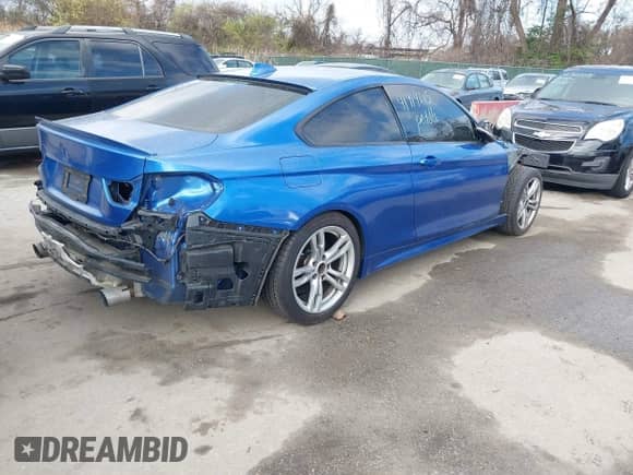 2014 BMW 4 Series 435i xDrive z VIN WBA3R5C59EK189019, wystawiony jako IAAI lot #41919215 z przebiegiem 236 908 mil mil oraz . Historia ofert i sprzedaży dostępna na DreamBid. Obrazek 4.