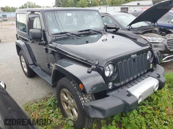 2014 Jeep Wrangler Sahara z VIN 1C4AJWBG2EL111041, wystawiony jako Copart lot #80934755 z przebiegiem 52 085 mil mil oraz Czysty tytuł • Clean title. Historia ofert i sprzedaży dostępna na DreamBid. Obrazek 1.