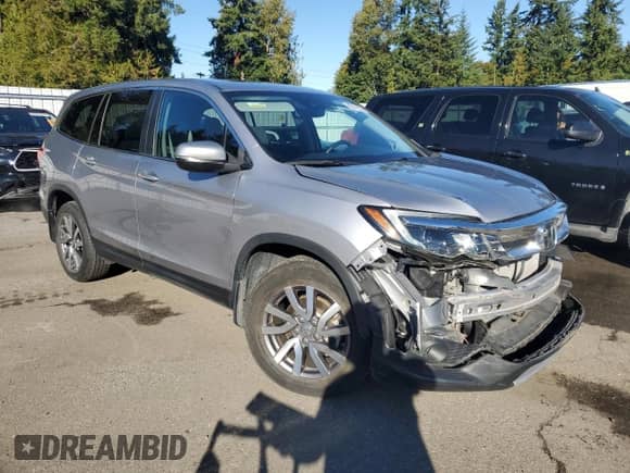 2020 Honda Pilot EX-L z VIN 5FNYF6H55LB029374, wystawiony jako Copart lot #86537955 z przebiegiem 52 475 mil mil oraz Szkoda całkowita • Salvage title. Historia ofert i sprzedaży dostępna na DreamBid. Obrazek 4.