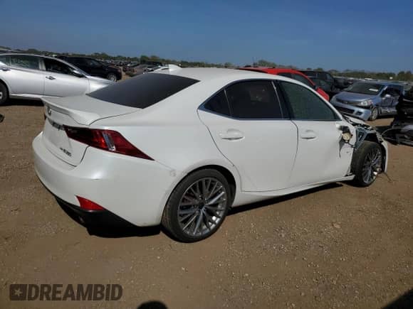 2015 Lexus IS 250 z VIN JTHCF1D23F5022310, wystawiony jako Copart lot #81293145 z przebiegiem 199 253 mil mil oraz Szkoda całkowita • Salvage title. Historia ofert i sprzedaży dostępna na DreamBid. Obrazek 3.