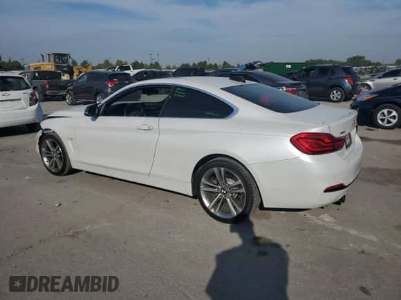 2018 BMW 4 Series 430i xDrive z VIN WBA4W5C5XJAE43207, wystawiony jako Copart lot #81083835 z przebiegiem 103 819 mil mil oraz Szkoda całkowita • Salvage title. Historia ofert i sprzedaży dostępna na DreamBid. Obrazek 2.