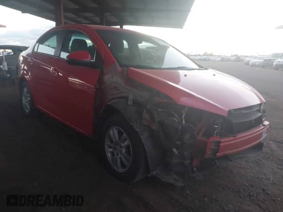 2016 Chevrolet Sonic LS with VIN 1G1JA5SH9G4158186, listed as a IAAI auction lot 43365623 with 108,955 mi miles and . Bid and sale history available at DreamBid. Image 1.