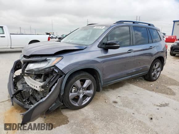 2020 Honda Passport Touring с VIN 5FNYF7H94LB003860, выставлен на аукционе Copart как лот 58833295 с пробегом 124 855 миль миль и Списание • Salvage title. История ставок и продаж доступна на DreamBid. Изображение 1.