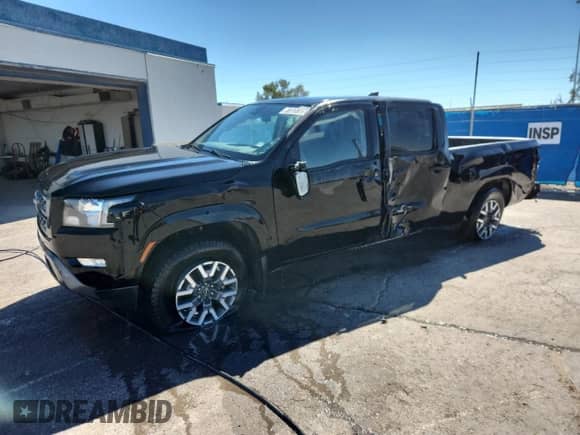2023 Nissan Frontier SV with VIN 1N6ED1FKXPN600429, listed as a Copart auction lot 87035185 with 59,329 mi miles and Clean title. Bid and sale history available at DreamBid. Image 1.