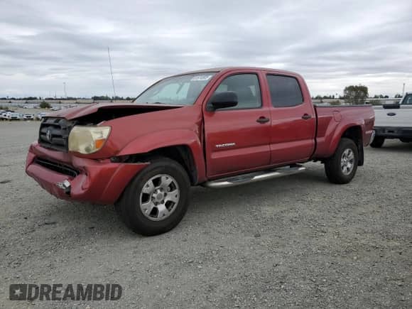 2005 Toyota Tacoma PreRunner with VIN 5TEKU72NX5Z086407, listed as a Copart auction lot 81974905 with 223,020 mi miles and Salvage title. Bid and sale history available at DreamBid. Image 1.
