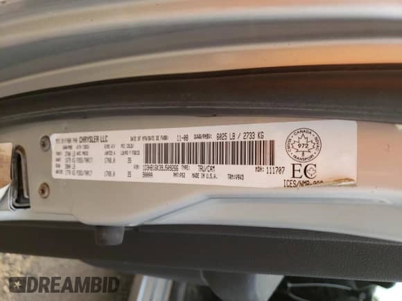 2009 Dodge 1500 ST с VIN 1D3HB16K39J509266, выставлен на аукционе Copart как лот 70589685 с пробегом 159 817 миль миль и Чистый • Clean title. История ставок и продаж доступна на DreamBid. Изображение 12.