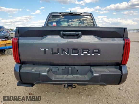 2025 Toyota Tundra SR with VIN 5TFLA5AB2SX044616, listed as a Copart auction lot 82146585 with 12,721 mi miles and Salvage title. Bid and sale history available at DreamBid. Image 6.