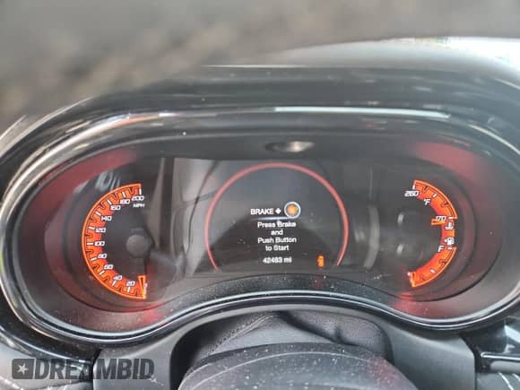 2021 Dodge Durango SRT Hellcat with VIN 1C4SDJH94MC643090, listed as a Copart auction lot 59118085 with 42,483 mi miles and Salvage title. Bid and sale history available at DreamBid. Image 9.