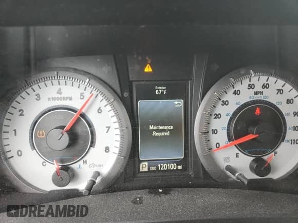 2015 Toyota Sienna SE with VIN 5TDXK3DC9FS666200, listed as a Copart auction lot 72023685 with 120,100 mi miles and Salvage title. Bid and sale history available at DreamBid. Image 9.