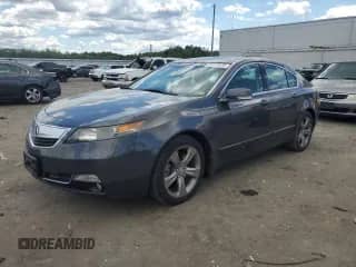 2012 Acura TL Advance с VIN 19UUA8F75CA013098, выставлен на аукционе Copart как лот 57847625 с пробегом 121 114 миль миль и Чистый • Clean title. История ставок и продаж доступна на DreamBid. Изображение 1.