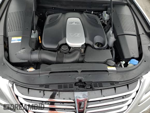 2011 Hyundai Equus Signature with VIN KMHGH4JF6BU034145, listed as a Copart auction lot 74469184 with Not provided miles and Salvage title. Bid and sale history available at DreamBid. Image 11.