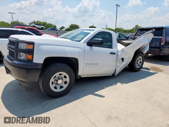 2015 Chevrolet Silverado 1500 Work Truck с VIN 1GCNCPEH4FZ262466, выставлен на аукционе Copart как лот 69351295 с пробегом 166 482 миль миль и На запчасти • Non repairable. История ставок и продаж доступна на DreamBid. Изображение 1.
