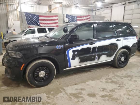 2024 Dodge Durango Pursuit with VIN 1C4SDJFT8RC241174, listed as a Copart auction lot 42938435 with 1,545 mi miles and Salvage title. Bid and sale history available at DreamBid. Image 1.
