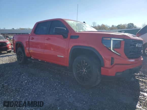 2022 GMC Sierra 1500 Elevation with VIN 3GTPUCEK9NG673323, listed as a Copart auction lot 81571344 with 23,378 mi miles and Non repairable. Bid and sale history available at DreamBid. Image 4.