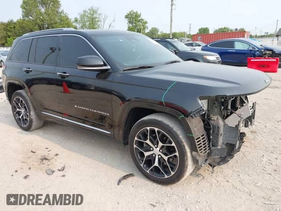 2022 Jeep Grand Cherokee Summit Reserve with VIN 1C4RJHET5N8510388, listed as a IAAI auction lot 42400963 with 46,371 mi miles and . Bid and sale history available at DreamBid. Image 1.