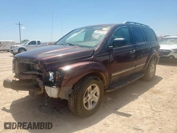 2004 Dodge Durango Limited with VIN 1D4HB58D94F241871, listed as a Copart auction lot 66321145 with 235,194 mi miles and Salvage title. Bid and sale history available at DreamBid. Image 1.