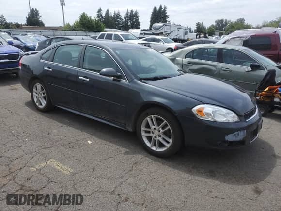 2016 Chevrolet Impala LTZ with VIN 2G1WC5E39G1149922, listed as a Copart auction lot 61812415 with 129,219 mi miles and Salvage title. Bid and sale history available at DreamBid. Image 4.