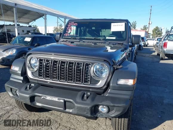 2025 Jeep Wrangler Sport S with VIN 1C4PJXDN7SW517144, listed as a IAAI auction lot 41643143 with 127 mi miles and . Bid and sale history available at DreamBid. Image 12.