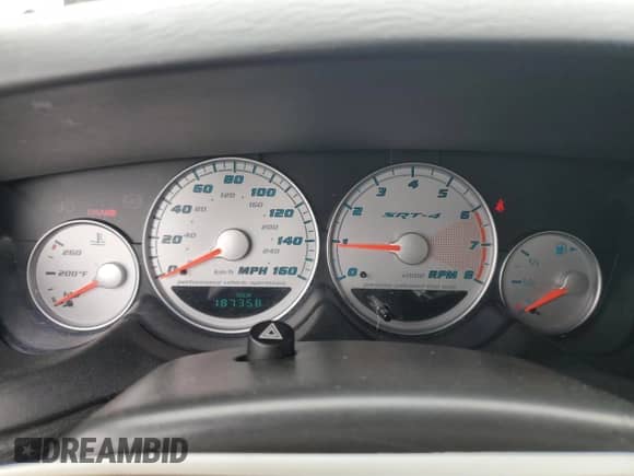 2004 Dodge Neon SRT-4 with VIN 1B3ES66S54D604283, listed as a Copart auction lot 56724555 with 187,358 mi miles and Salvage title. Bid and sale history available at DreamBid. Image 9.