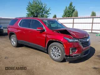 2022 Chevrolet Traverse LT Cloth с VIN 1GNEVGKW5NJ122833, выставлен на аукционе IAAI как лот 42692402 с пробегом 71 466 миль миль и . История ставок и продаж доступна на DreamBid. Изображение 1.
