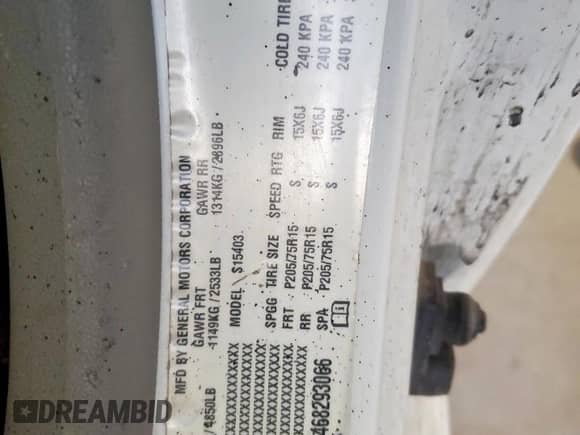 2006 Chevrolet Colorado Work Truck z VIN 1GCCS146468293066, wystawiony jako Copart lot #61366345 z przebiegiem 159 241 mil mil oraz Szkoda całkowita • Salvage title. Historia ofert i sprzedaży dostępna na DreamBid. Obrazek 12.
