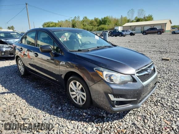 2016 Subaru Impreza Premium with VIN JF1GJAB64GH012110, listed as a Copart auction lot 83821465 with 112,831 mi miles and Salvage title. Bid and sale history available at DreamBid. Image 4.
