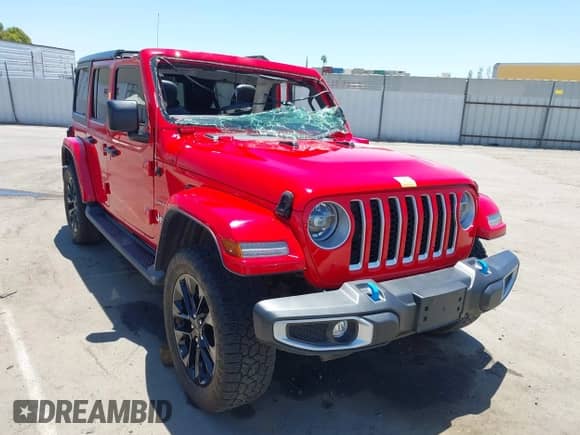 2022 Jeep Wrangler Unlimited Sahara z VIN 1C4JJXP65NW229704, wystawiony jako IAAI lot #42715022 z przebiegiem Nie podano mil oraz . Historia ofert i sprzedaży dostępna na DreamBid. Obrazek 1.