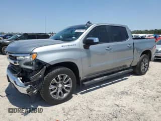 2024 Chevrolet Silverado 1500 LT with VIN 2GCPACED2R1214546, listed as a Copart auction lot 52448225 with 15,611 mi miles and Salvage title. Bid and sale history available at DreamBid. Image 1.