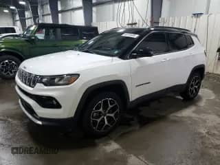 2025 Jeep Compass Limited с VIN 3C4NJDCN5ST555033, выставлен на аукционе Copart как лот 68725405 с пробегом 6 617 миль миль и Списание • Salvage title. История ставок и продаж доступна на DreamBid. Изображение 1.