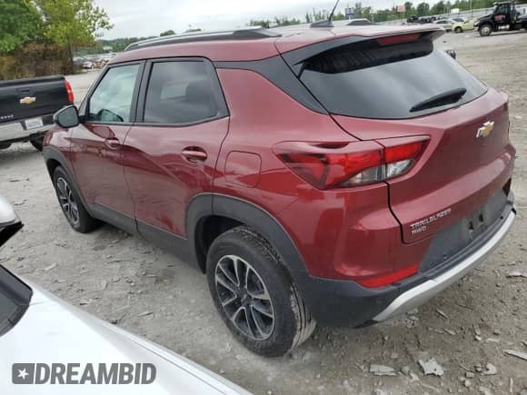 2024 Chevrolet TrailBlazer LT with VIN KL79MRSL0RB080535, listed as a Copart auction lot 66412455 with 20,156 mi miles and Salvage title. Bid and sale history available at DreamBid. Image 2.