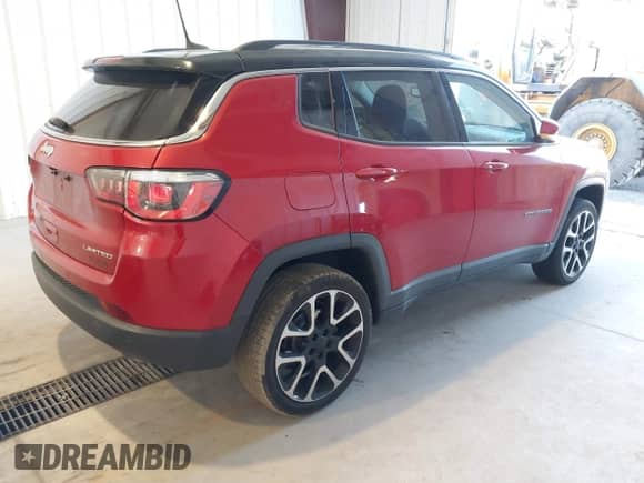 2018 Jeep Compass Limited z VIN 3C4NJDCB2JT146797, wystawiony jako IAAI lot #43444706 z przebiegiem 40 000 mil mil oraz . Historia ofert i sprzedaży dostępna na DreamBid. Obrazek 4.