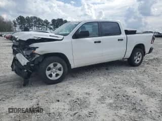 2023 Ram 1500 Tradesman with VIN 1C6SRFGTXPN537285, listed as a Copart auction lot 48873945 with 44,825 mi miles and Salvage title. Bid and sale history available at DreamBid. Image 1.