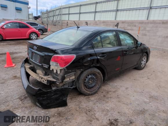 2015 Subaru Impreza with VIN JF1GJAA60FG014703, listed as a Copart auction lot 60712115 with 126,151 mi miles and Salvage title. Bid and sale history available at DreamBid. Image 3.