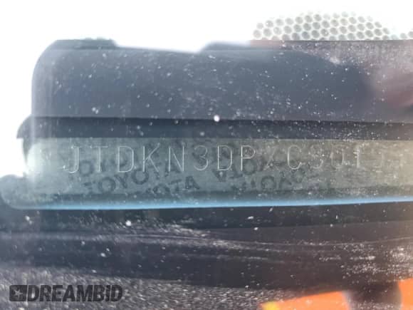 2012 Toyota Prius with VIN JTDKN3DPXC3019564, listed as a Copart auction lot 65063705 with 136,978 mi miles and Salvage title. Bid and sale history available at DreamBid. Image 12.