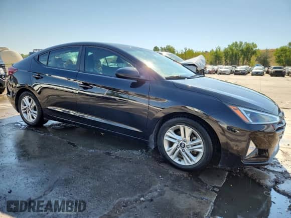 2020 Hyundai Elantra Value Edition with VIN KMHD84LF8LU070369, listed as a Copart auction lot 69657685 with Not provided miles and Salvage title. Bid and sale history available at DreamBid. Image 4.