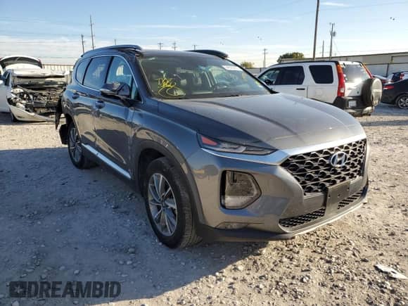 2020 Hyundai Santa Fe SEL with VIN 5NMS3CAD2LH145970, listed as a Copart auction lot 64923902 with 15,713 mi miles and . Bid and sale history available at DreamBid. Image 1.